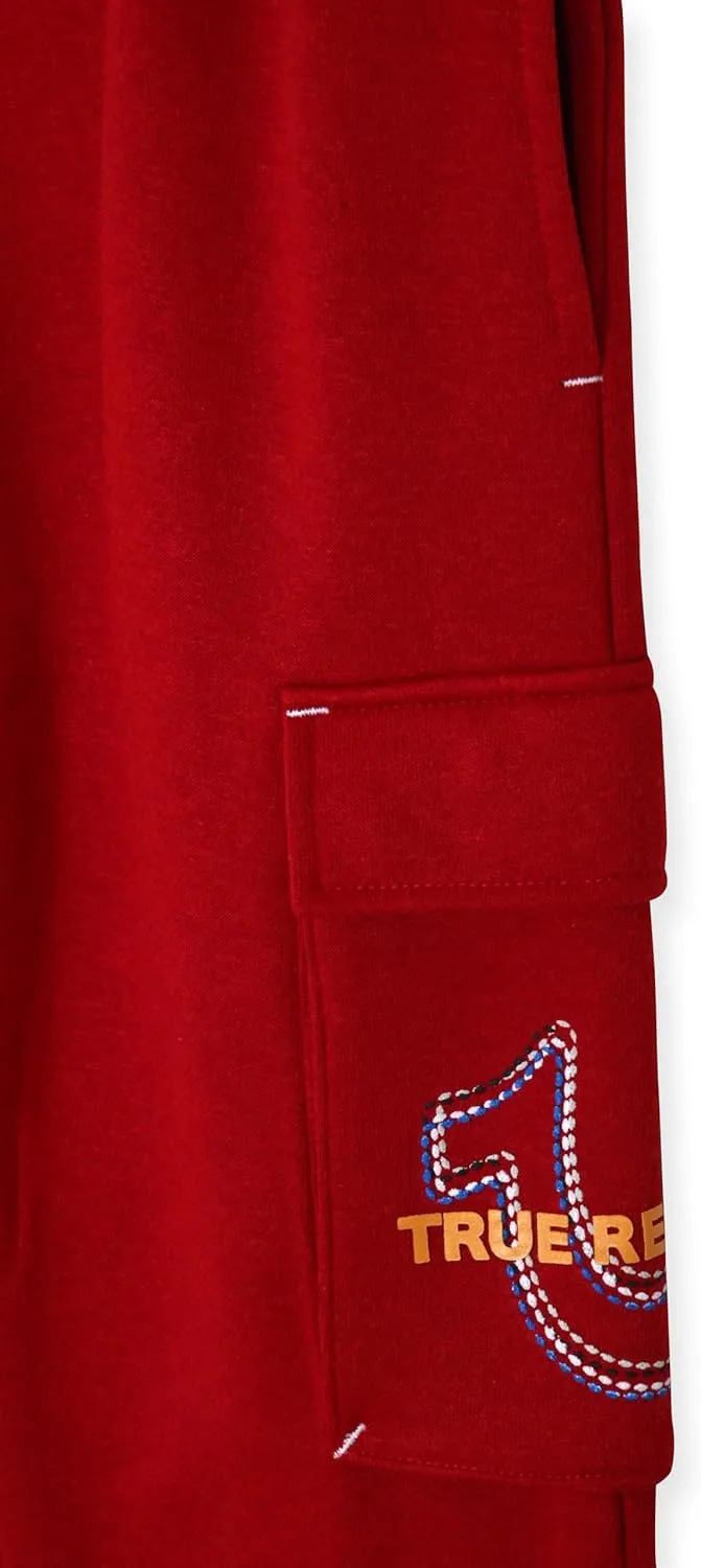 True Religion Boys Sweatshirts and Sweatpants for Kids 2 Piece Clothing Set Fleece Hoodie and Jogger Pants
