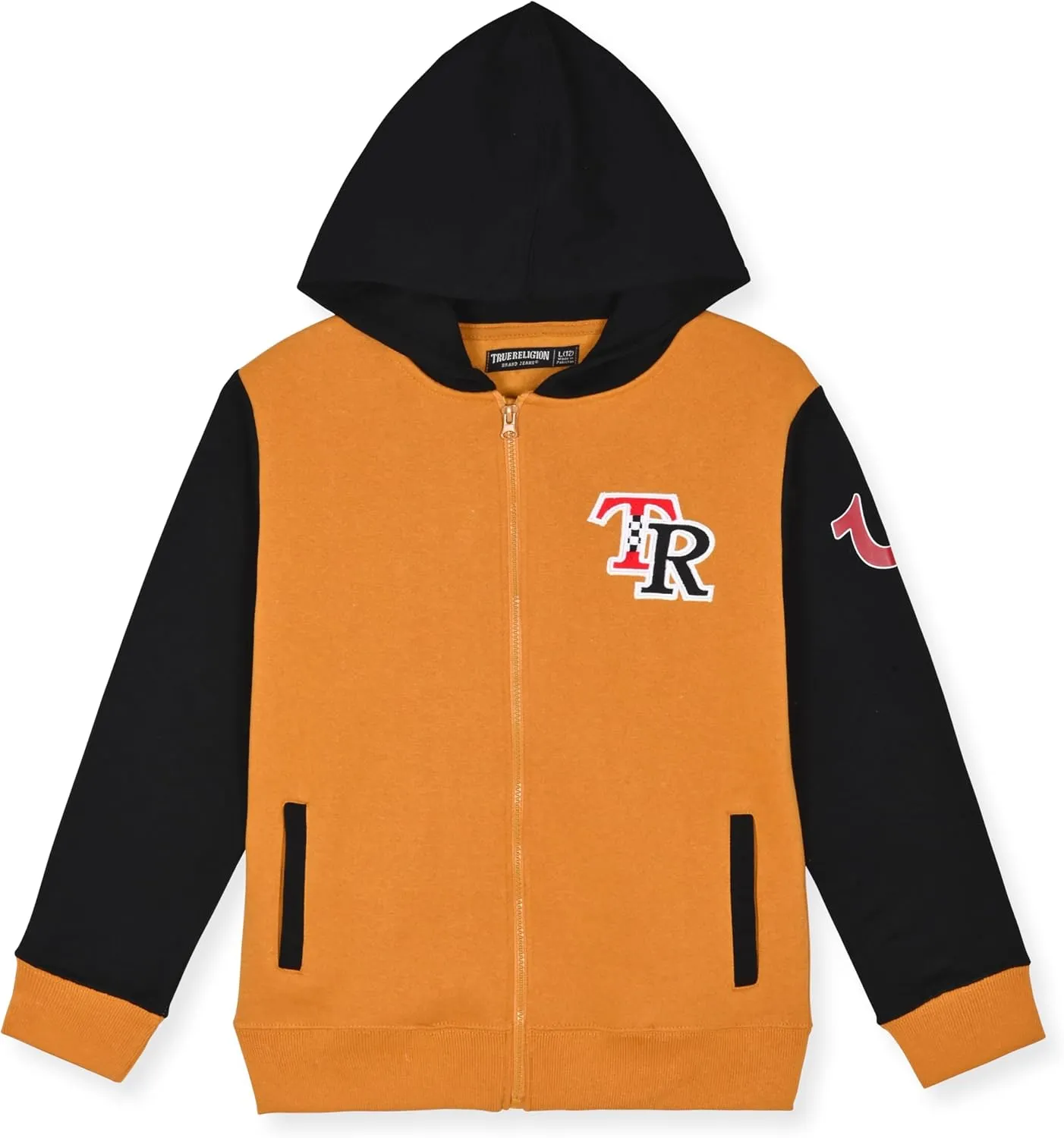 True Religion Boys Sweatshirts and Sweatpants for Kids 2 Piece Clothing Set Fleece Hoodie and Jogger Pants