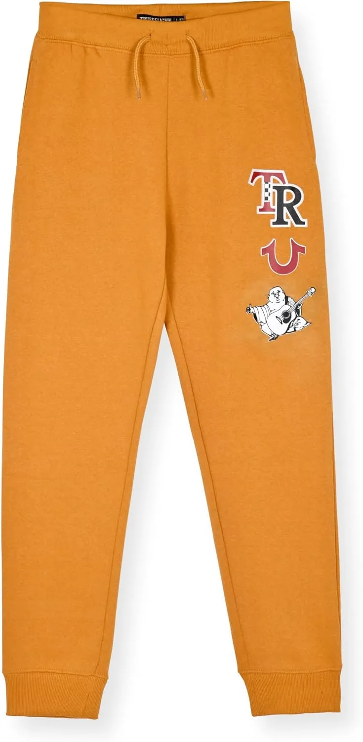 True Religion Boys Sweatshirts and Sweatpants for Kids 2 Piece Clothing Set Fleece Hoodie and Jogger Pants