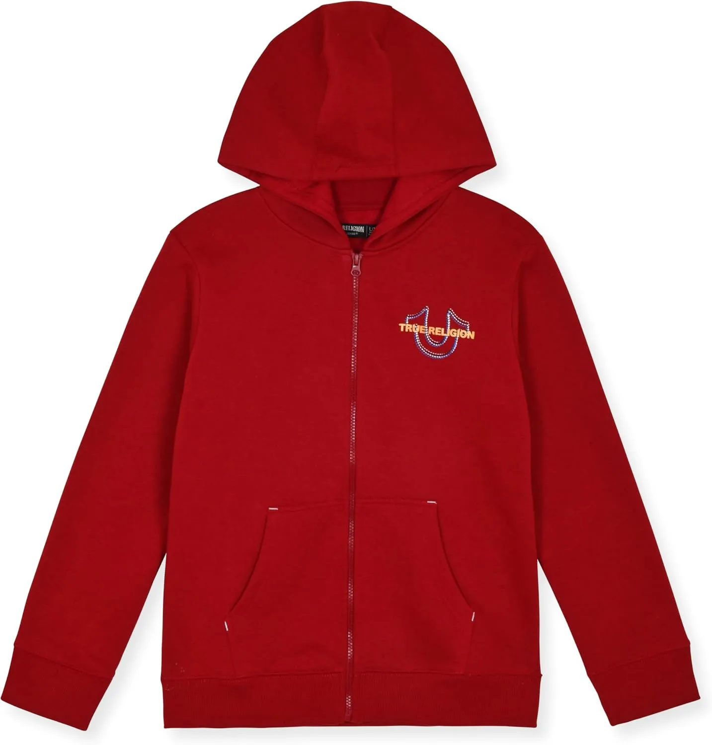 True Religion Boys Sweatshirts and Sweatpants for Kids 2 Piece Clothing Set Fleece Hoodie and Jogger Pants