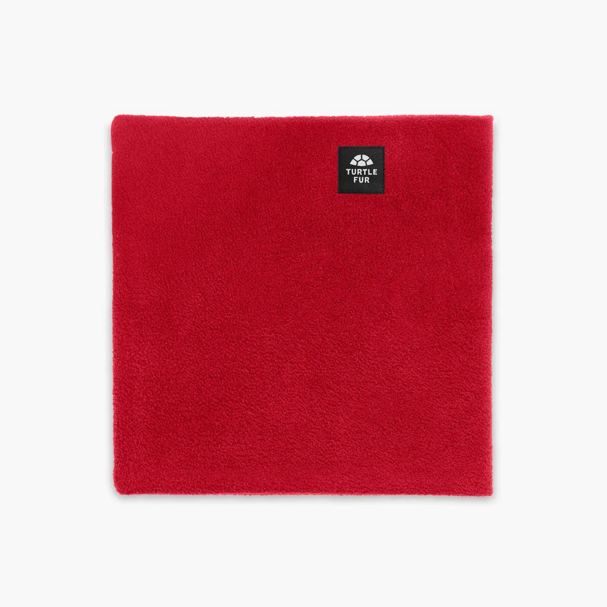 Turtle Fur Double Layer Neck Warmer / Red