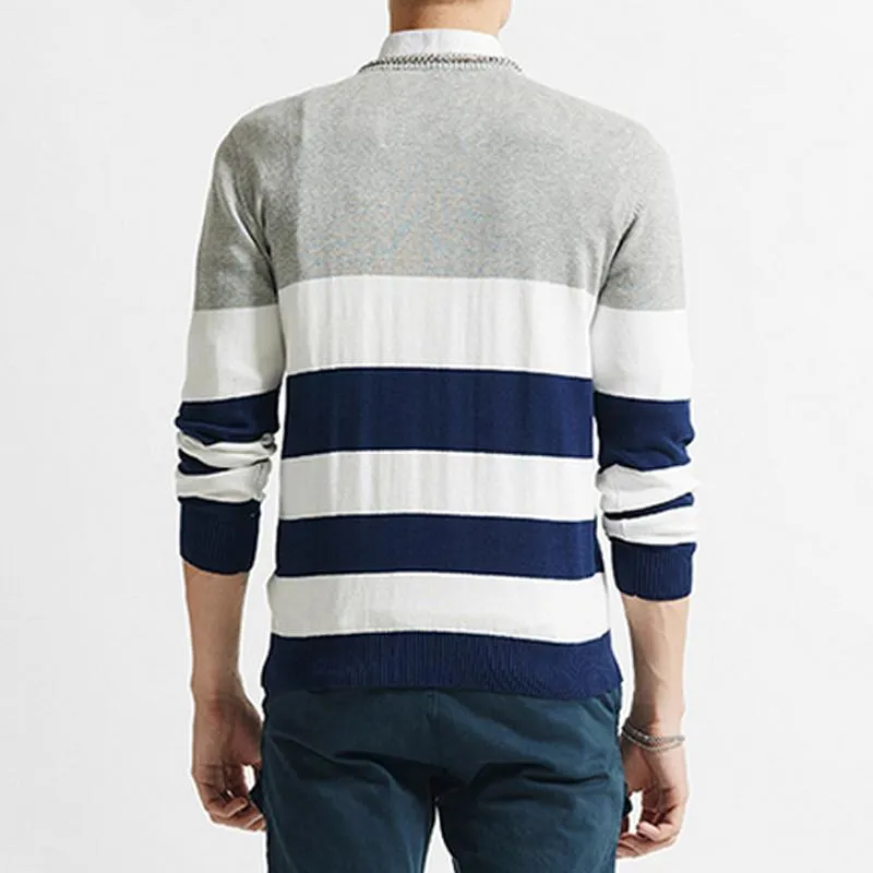 West Louis Casual Striped Fashion Pullover
