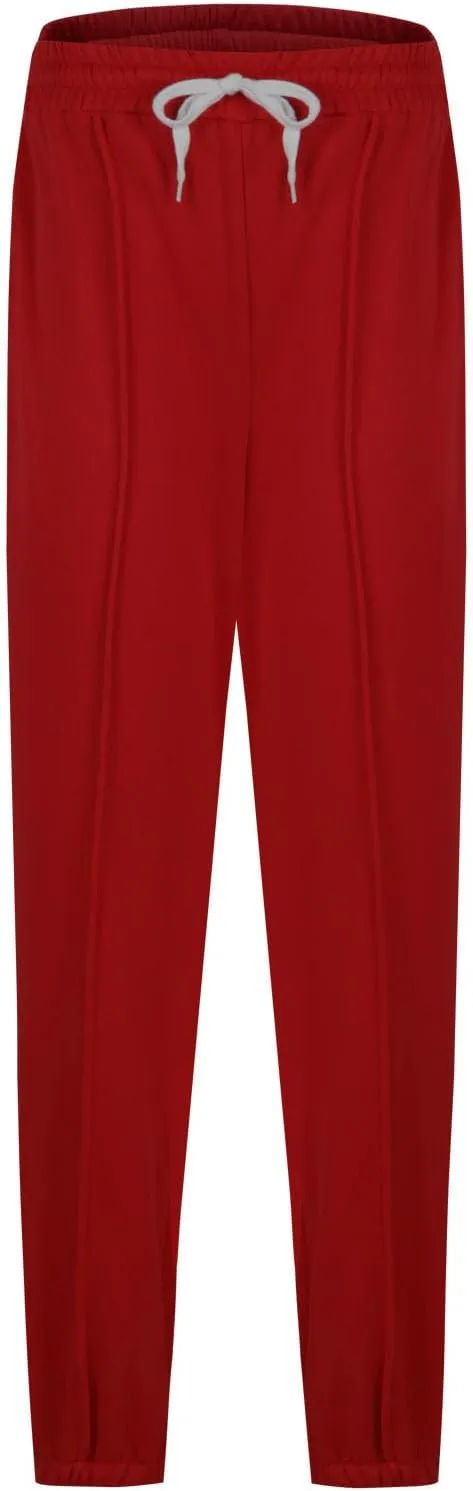 Women Baggy Cinch Bottom Sweatpants 2024 Drawstring High Waist Athletic Joggers Fall Lounge Cozy Trousers with Pocket