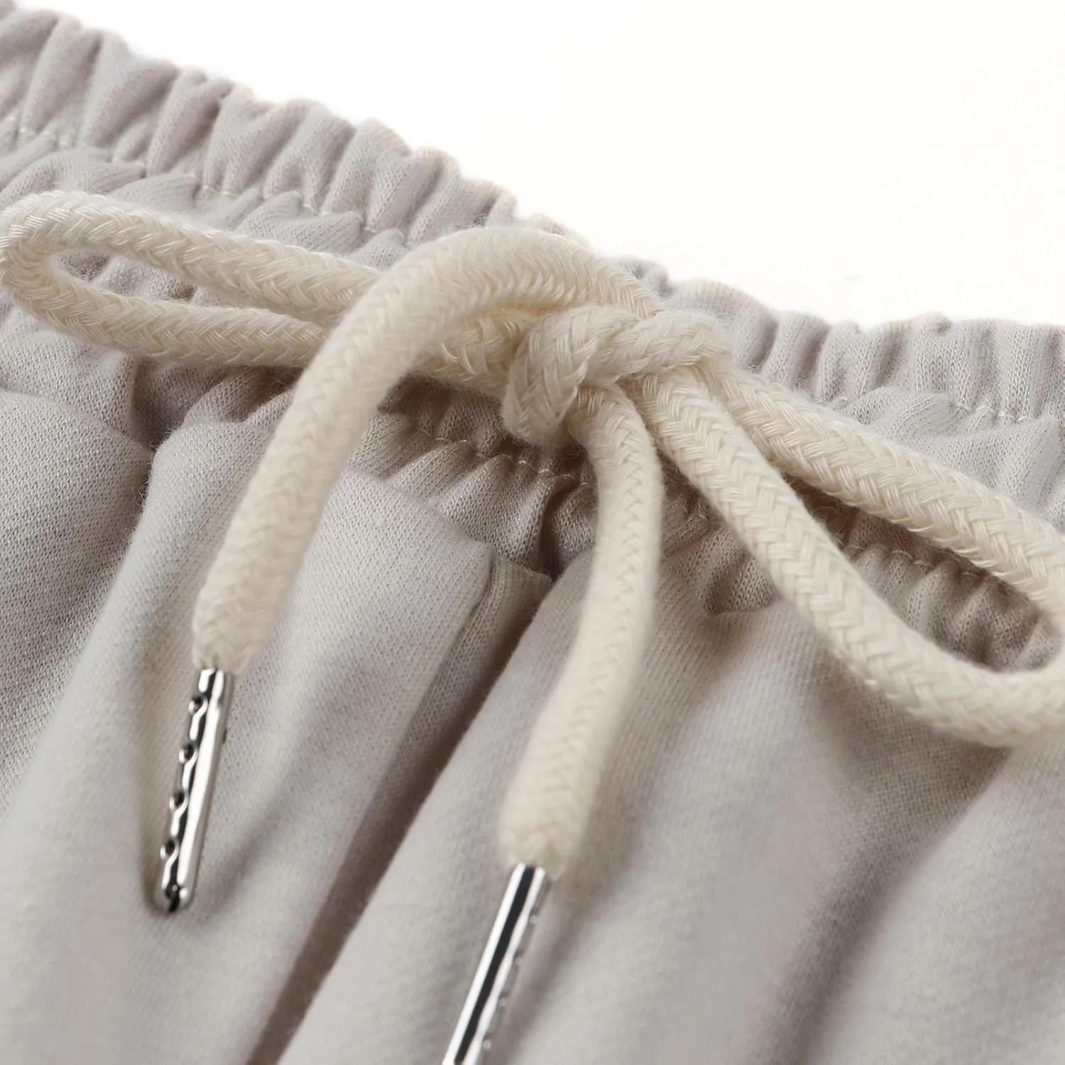 Women Jogger Sweatpants Solid High Waist Drawstring Baggy Pants Cinch Bottom Runing Workout Trousers with Pockets
