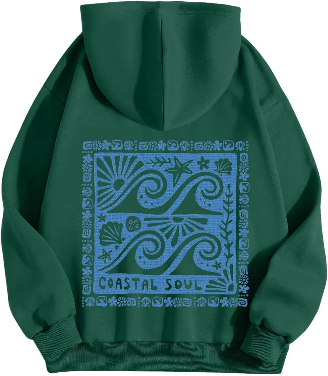 Women Y2k Graphic Hoodies Cute Preppy Embroidery Hibiscus Hoodie Flower Pullover Oversized Sweatshirts Teen Clothes