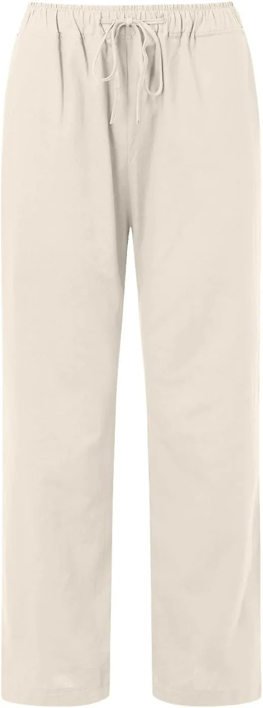 Women's Casual Loose Wide Leg Cozy Pants Winter Plus Work Jeans with Pockets Wide Leg High Waisted