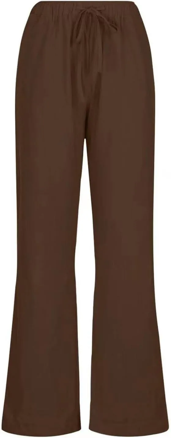 Women's Casual Loose Wide Leg Cozy Pants Winter Plus Work Jeans with Pockets Wide Leg High Waisted