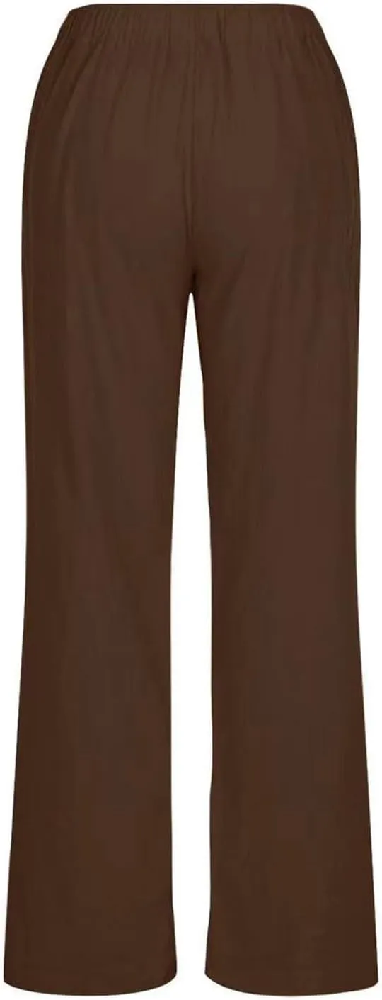 Women's Casual Loose Wide Leg Cozy Pants Winter Plus Work Jeans with Pockets Wide Leg High Waisted