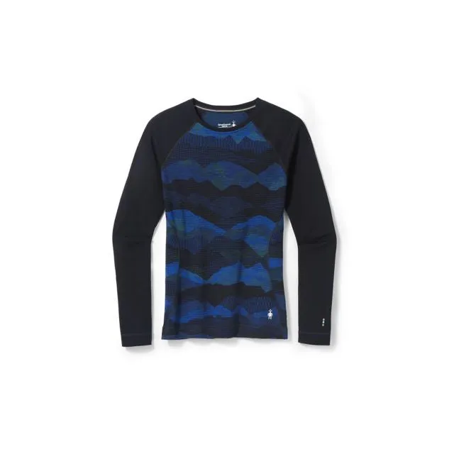 Women's Classic Thermal Merino Base Layer Pattern Crew