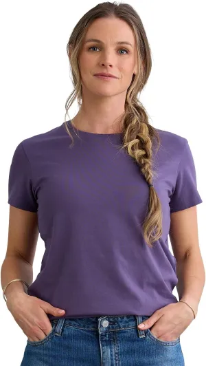 Women's Organic Pima Cotton Relaxed Short Sleeve Crew Neck T-Shirt
