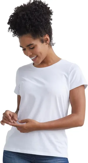 Women's Organic Pima Cotton Relaxed Short Sleeve Crew Neck T-Shirt