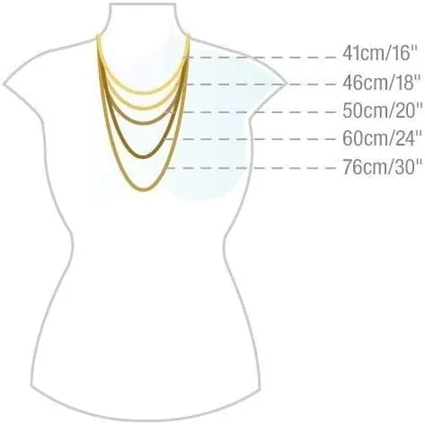 Women's Silver Necklace 925 Silver Italian Made Heart Links Chain